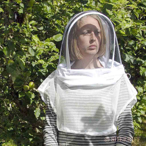 Bee Suits: BJ Sherriff: Bee Farmer Vest and Hood, White