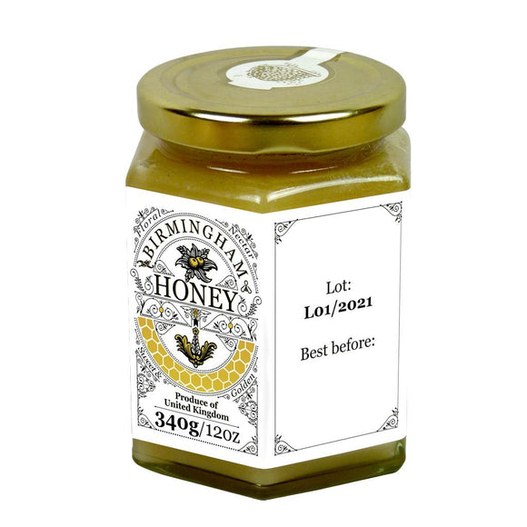 Farmhouse Honey - 12oz Jar Label (100 labels)