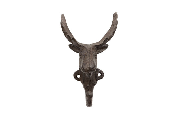 Cast Iron Moose Head Coat Hook