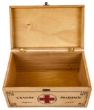 Vintage Style Wooden Pharmacie Box