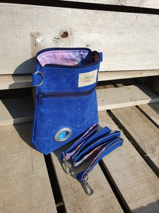 Handmade Canvas, Beeswax Coated Dog Walking Bags