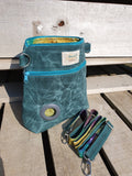 Handmade Canvas, Beeswax Coated Dog Walking Bags