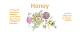12oz Jar Label - Garden Bees (100 labels) - Bee Equipment