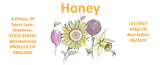 1lb Jar Label - Garden Bees (100 labels) - Bee Equipment