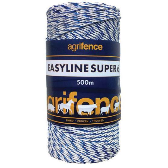 Agrifence Easyline SUPER 6 White Polywire x 250m - Bee Equipment