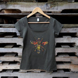Queen Bee Khaki Green Ladies T-shirt