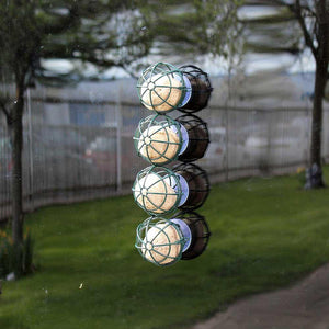 Window Fat Ball Feeder For Wild Birds
