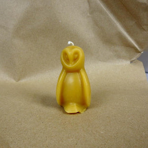 Art Deco Owl Beeswax Candle