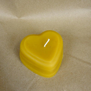 Heart Beeswax Candle (Large)