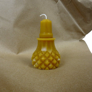 Diamond Flask Beeswax Candle