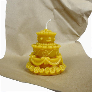 Wedding Cake Beeswax Candle