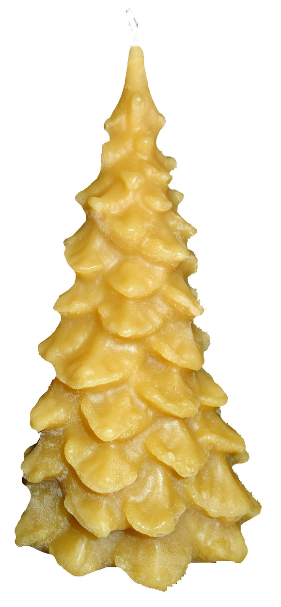 Christmas Tree Beeswax Candle