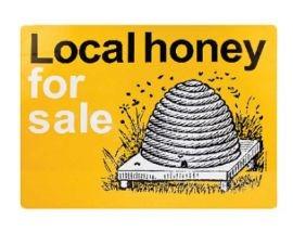 Classic Local Honey For Sale Sign - Bee Equipment