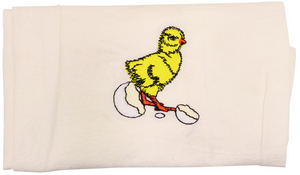 Flour Sack Tea Towel - Hatching Chick