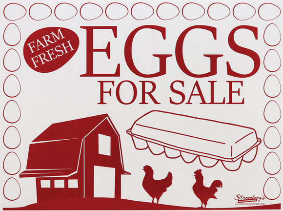 Eggs For Sale Sign