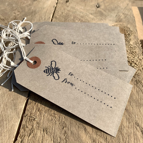 Artisan Hand Stamped Gift Tags