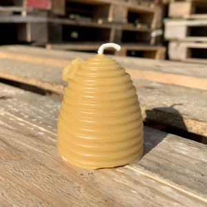 Buzzing Bee Skep Beeswax Candle
