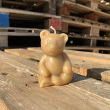 Honey Bear Beeswax Candle