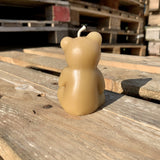 Honey Bear Beeswax Candle