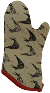 Chicken Scratch Oven Mitt