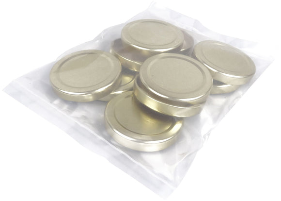 Replacements Lids for 8oz Hex glass, 10 pack