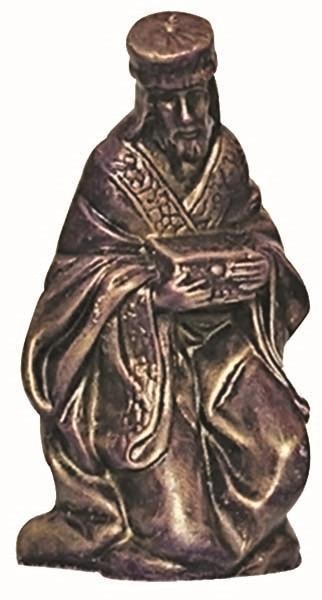 Wise Man With Gold Candle Mould