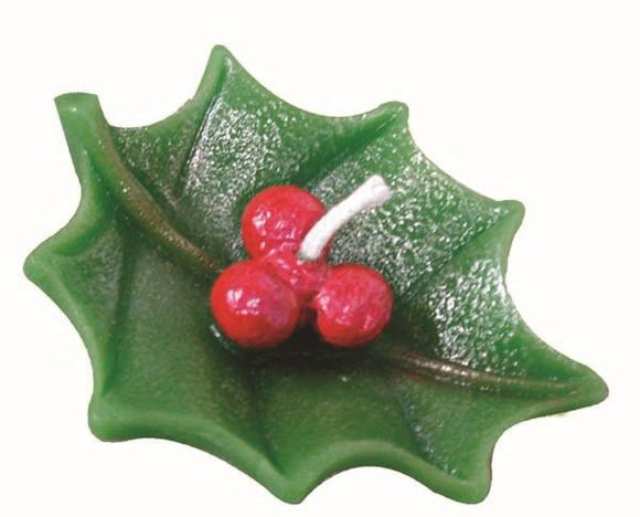 Floating Holly Candle Mould