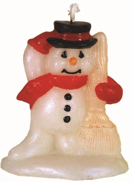 Large Snowman Candle Mould