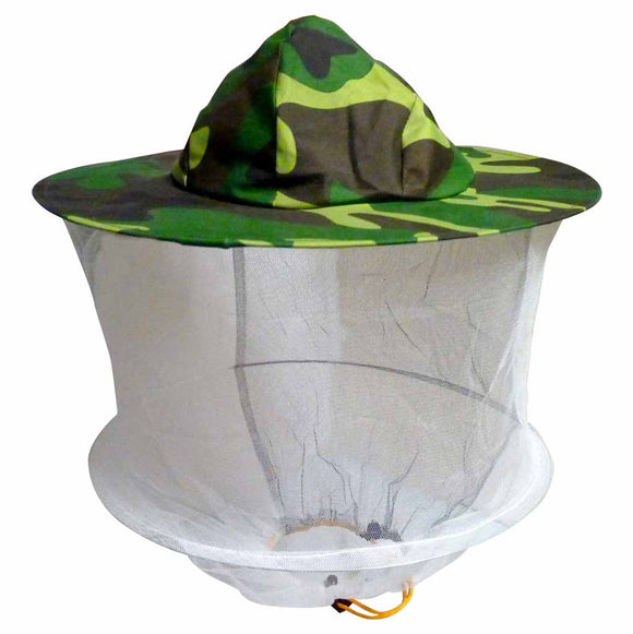 Veil and hat,  Camouflage Beekeeping Hat With Mesh