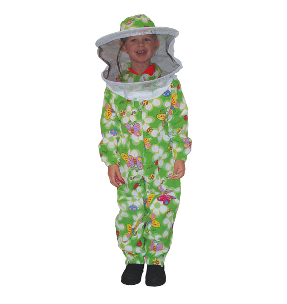 Clothing: Child Suit Green with Veil