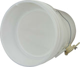 20L Bucket With Lid, With White Honey Gate And Filter Set - Bee Equipment