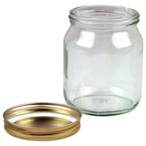 1lb Round Honey Jar With Lid, 72 Pack - Bee Equipment