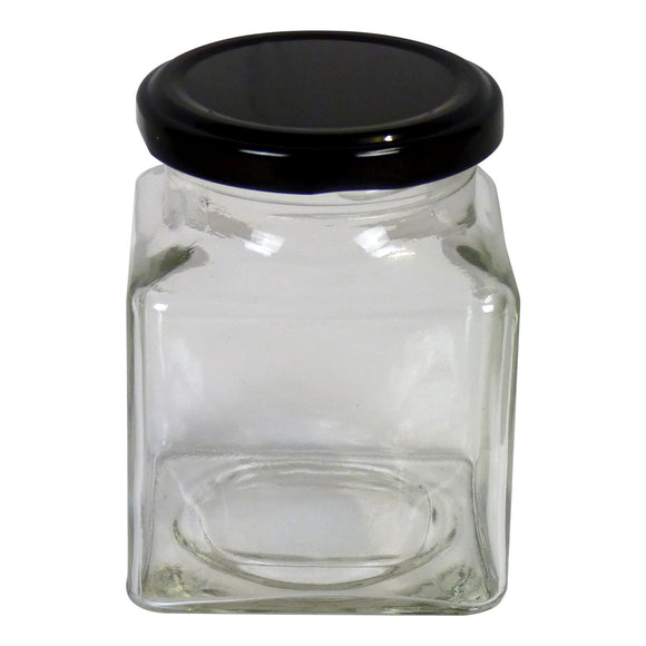 Square Jar, 12oz, 24 pack