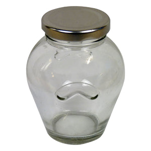 Orcio Glass Jar, 9 oz, 48 pack with Lids