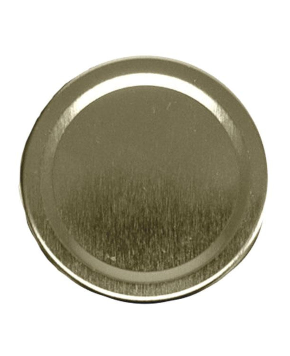 58 mm Gold Metal Lids - 12 pack