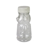 8oz Teddy Bear With Lid, 24 Pack - Bee Equipment