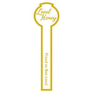 Tamper Seals: Proud to bee local - multiple colours, 250 roll