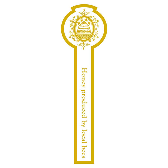 Tamper Seals: Honey produced by local bees - multiple colours, 250 roll