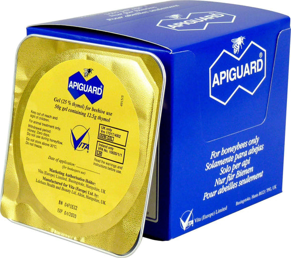 Apiguard, 8 boxes - Bee Equipment