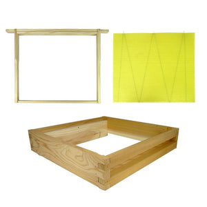 14x12 kit: Flat Eke and frames, and foundation