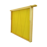 14" X 12" Brood Frame Assembled With Premium Wired Wax Foundation - Bee Equipment