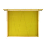 14" X 12" Brood Frame Assembled With Premium Wired Wax Foundation - Bee Equipment