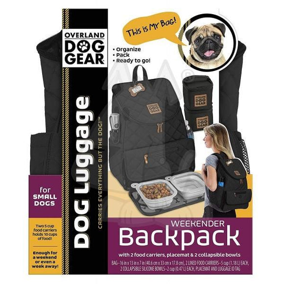 Overland Dog Gear - Weekender BackPack