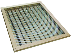 10 Frame Langstroth Wood Bound Metal Excluder - Bee Equipment
