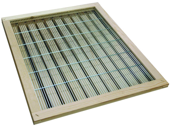 10 Frame Langstroth Wood Bound Metal Excluder - Bee Equipment