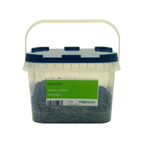 2.5kg Tub of frame Nails - 15mm x 1.25mm