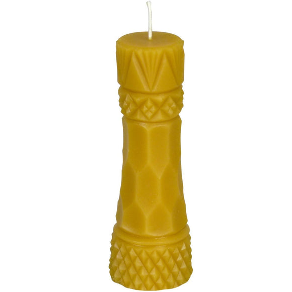 Faceted Decorative Pillar Candle Mould