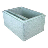 B.S. National Polystyrene 6 Frame Nuc with feeder compartment - Bee Equipment
