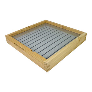 B.S. National Open Mesh Floor With Drawer And Entrance Block, Flat, Cedar - Bee Equipment