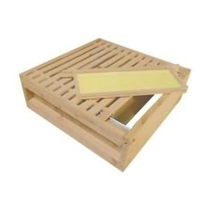 National Super, Assembled, With Wooden Frames & Wired, Premium Wax Foundation, Pine, 2nd Grade